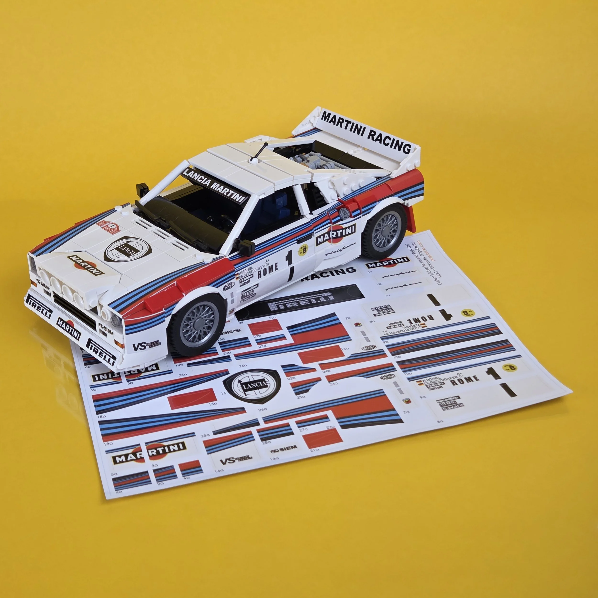 Lancia Rally 037 - Instructions — Pingubricks